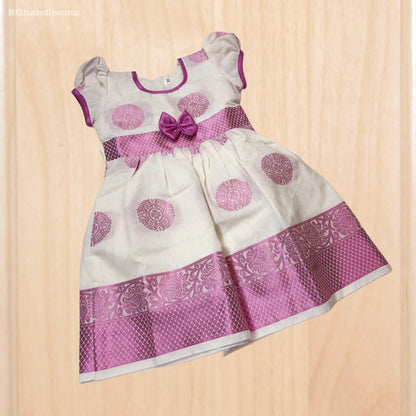 Pink colour Kids Frock
